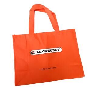 Le Creuset Reuse-Able Tote Bag Orange Gift Bag Foldable Shopping Bag Christmas